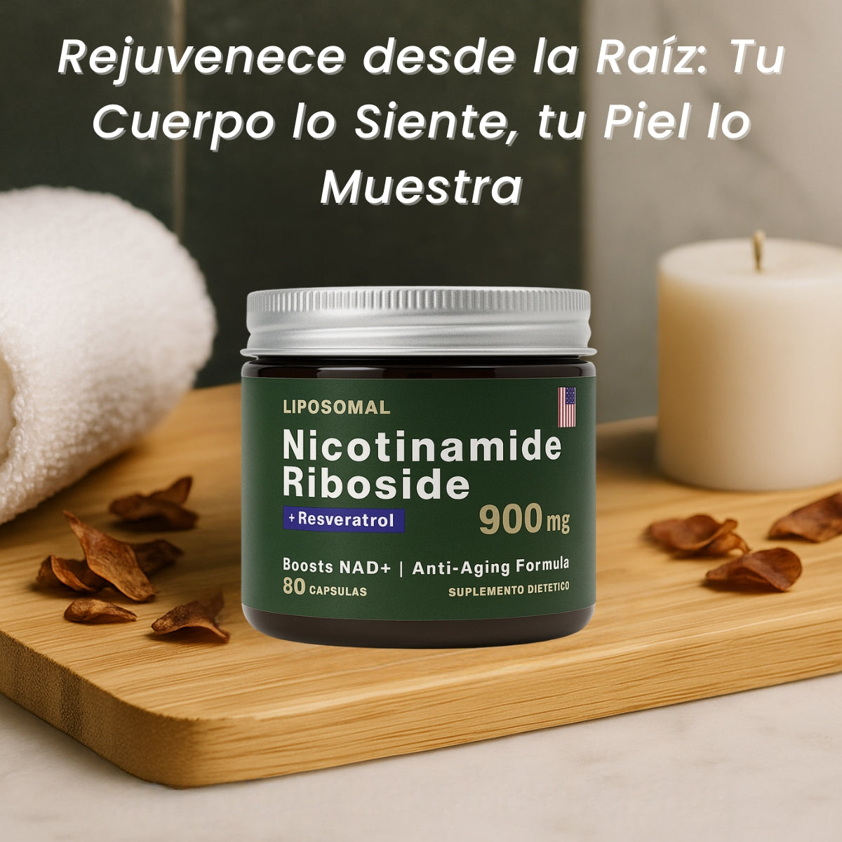 Cápsulas Juventud NAD+™ - Cada día más joven, cada día más fuerte.